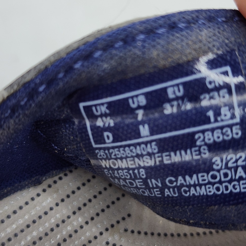 Clarks Cloudsteppers Breeze Sea Sandals Womens Size 7 Navy Blue Flip Flops 28635 - Picture 6 of 9